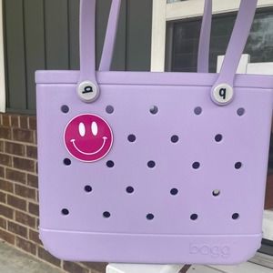 Smiley Face Bogg Bag Charm, Bogg Bag Accessory, Bogg Bag Button